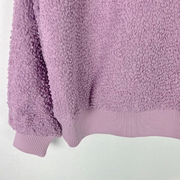 NWOT Universal Thread Collared Sherpa Bomber Jacket Mauve Magic Size Small S2232 - Picture 11 of 13